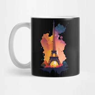 Paris Eiffel Tower Watercolor Tee! Mug